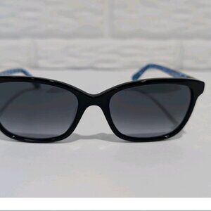 SUNGLASSES KATE SPADE TABITHA/S 80790 Black with Blue Floral Hello Sunshine